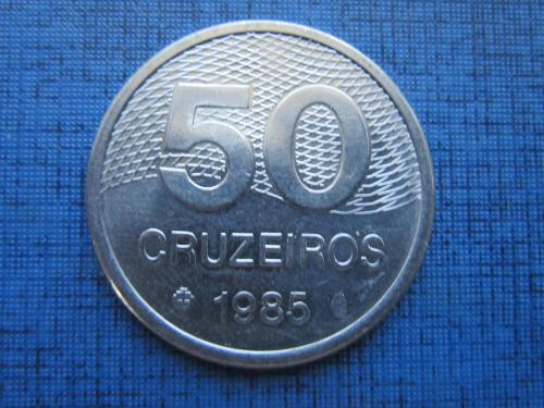 Монета 50 крузейро Бразилия 1985