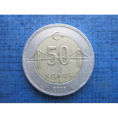 Монета 50 куруш Турция 2009