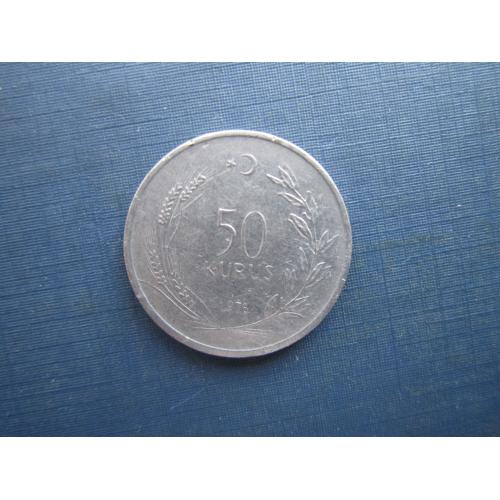 Монета 50 куруш Туреччина 1976