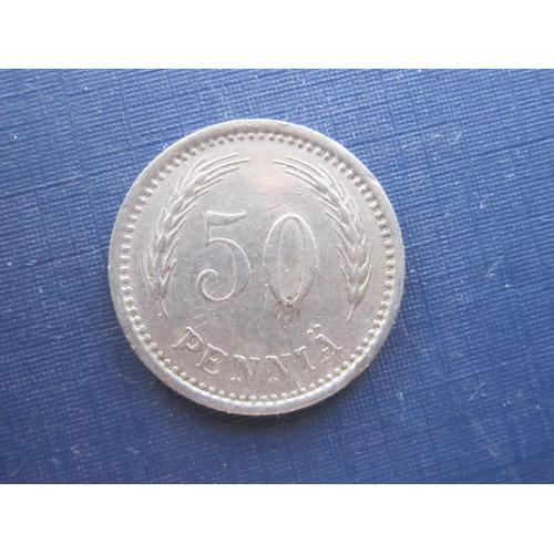 Монета 50 пенни Финляндия 1921
