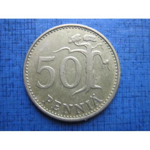 Монета 50 пенни Финляндия 1963