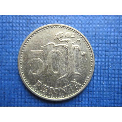 Монета 50 пенни Финляндия 1978