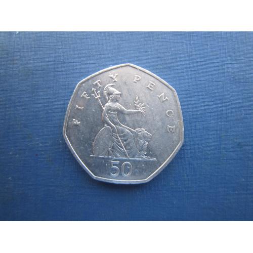 Монета 50 пенсів Великобританія 2006 мала