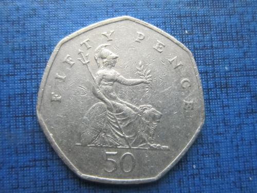 Монета 50 пенсов Великобритания 1997
