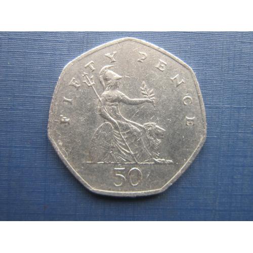 Монета 50 пенсов Великобритания 2003
