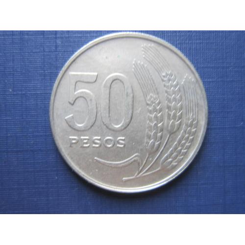 Монета 50 песо Уругвай 1970