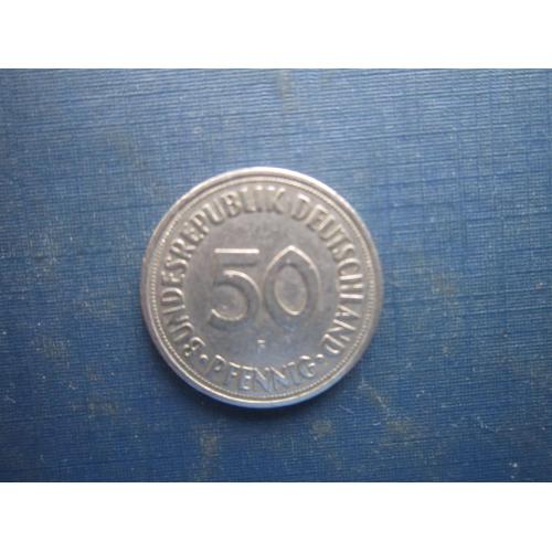 Монета 50 пфенігів Німеччина ФРН 1950 F