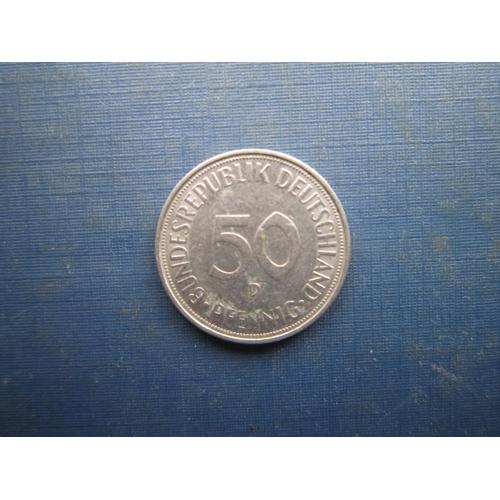 Монета 50 пфенігів Німеччина ФРН 1971 D