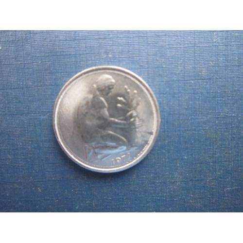 Монета 50 пфенігів Німеччина ФРН 1972 F