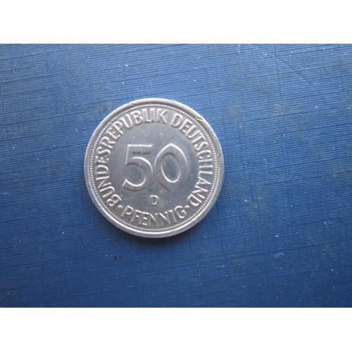 Монета 50 пфенігів Німеччина ФРН 1979 D