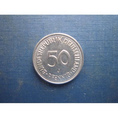 Монета 50 пфенігів Німеччина ФРН 1981 J