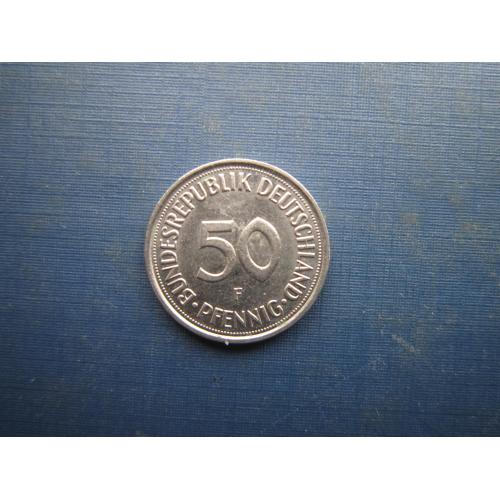 Монета 50 пфенігів Німеччина ФРН 1990 F