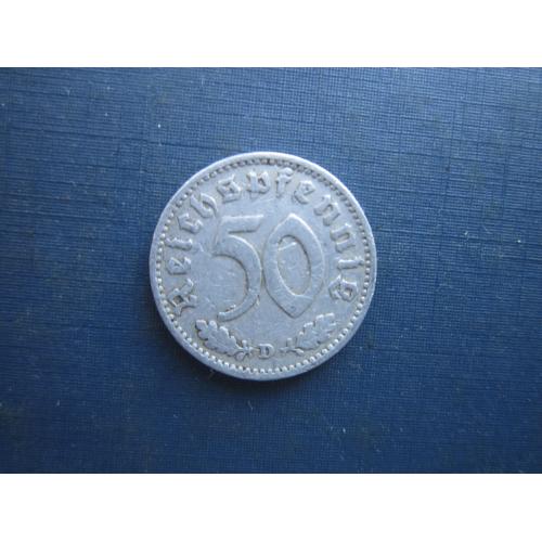Монета 50 пфенігів Німеччина Рейх 1935 D