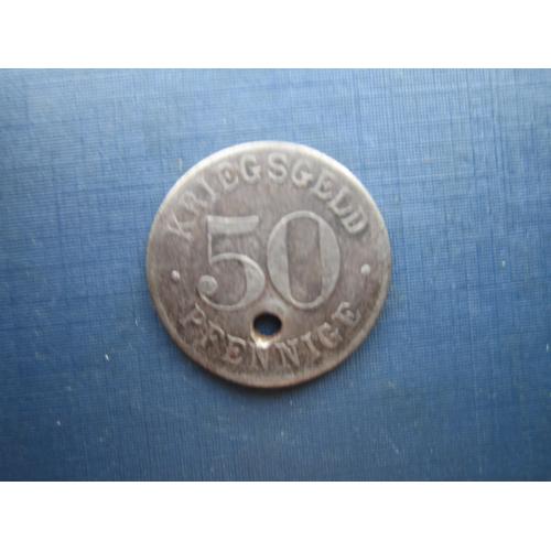 Монета 50 пфеннигов Германия 1918 нотгельд Гейдельберг