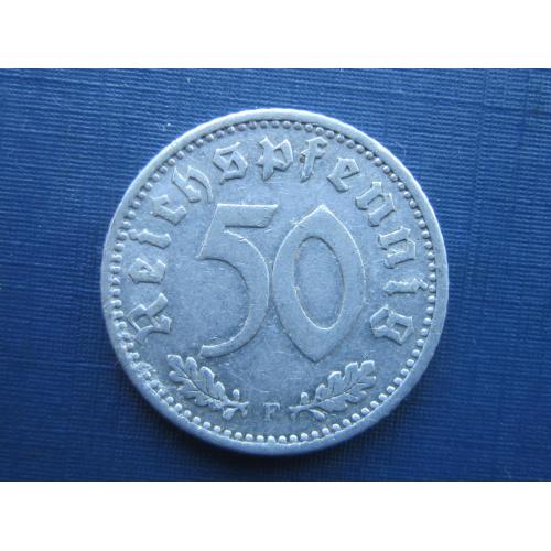 Монета 50 пфеннигов Германия 1935 F Рейх