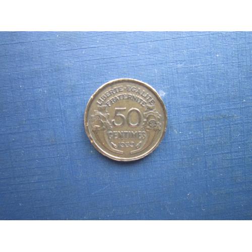 Монета 50 сантимів Франція 1939