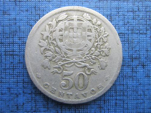 Монета 50 сентаво Португалия 1946 нечастый год