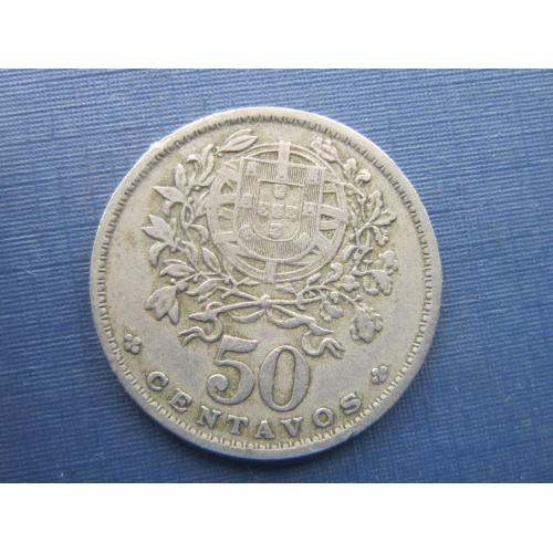 Монета 50 сентаво Португалия 1952