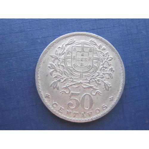 Монета 50 сентаво Португалия 1957