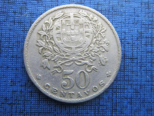 Монета 50 сентаво Португалия 1958