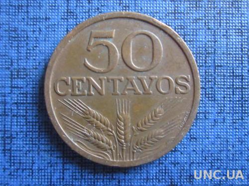 Монета 50 сентаво Португалия 1972
