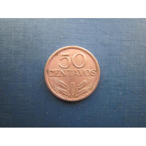 Монета 50 сентаво Португалія 1973