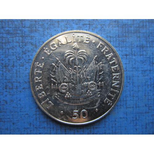 Монета 50 сентимо Гаити 2011