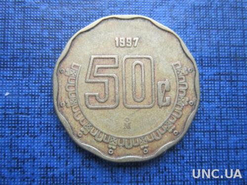 монета 50 сентимо Мексика 1997
