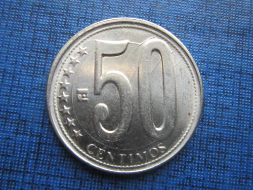 Монета 50 сентимо Венесуэла 2009