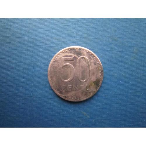 Монета 50 сенту Литва 1991