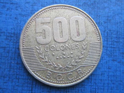 Монета 500 колон Коста-Рика 2003