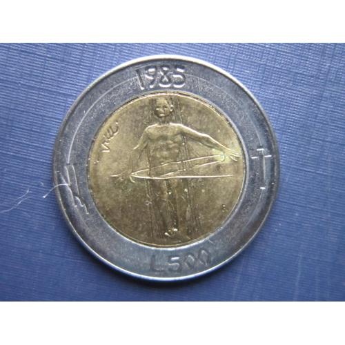 Монета 500 лир Сан-Марино 1985 Борьба с наркотиками