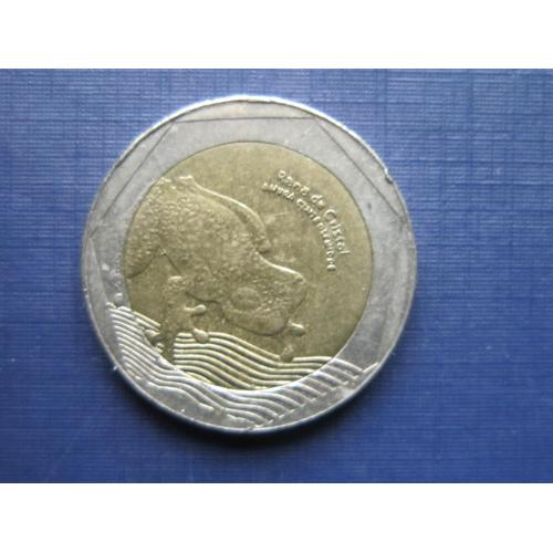 Монета 500 песо Колумбия 2015 фауна лягушка