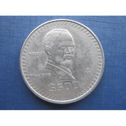 Монета 500 песо Мексика 1989