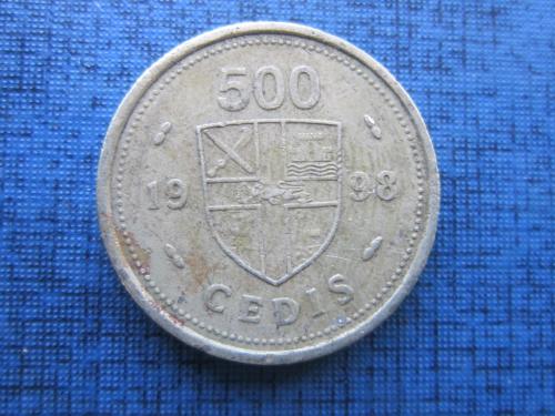 Монета 500 седи Ганна 1998