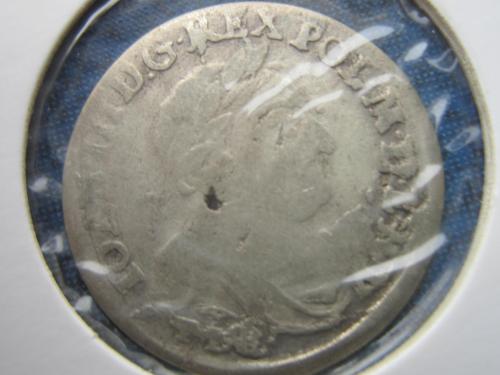 Монета 6 грошей шостак Польша 1681 Ян III Собеский серебро