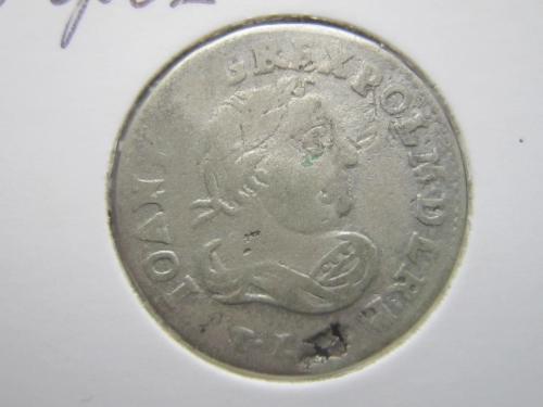 Монета 6 грошей шостак Польша 1684 Ян III Собеский серебро