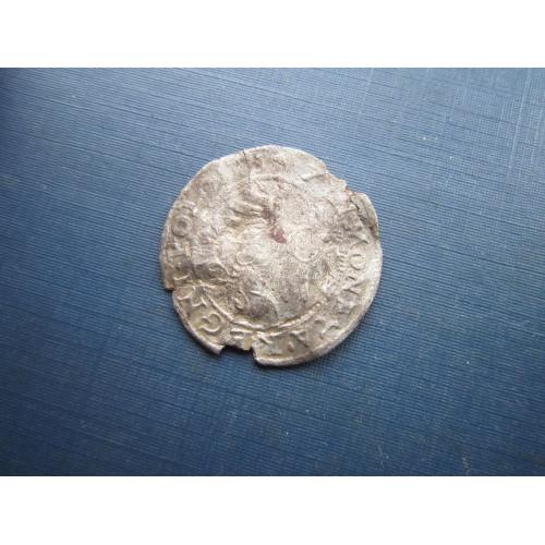 Монета 6 грошей шостак Польща Ржеч Посполіта окупація Риги 1627 Сигізмунд III срібло як є