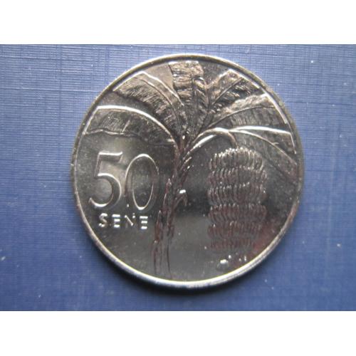 Монета 50 сене Самоа 2010 банан состояние