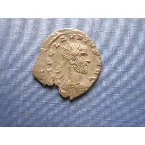 Монета антониан Древний Рим Тиберий Клавдий 41-54 года нашей эры