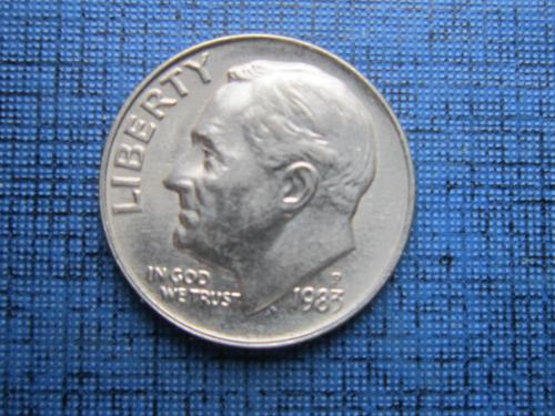 Монета дайм 10 центов США 1983-Р