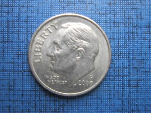 Монета дайм 10 центов США 2003-Р
