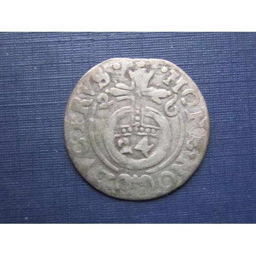 Монета драйпелькер 1.5 гроша 1/24 таллера Германия Бранденбург-Пруссия 1626 серебро