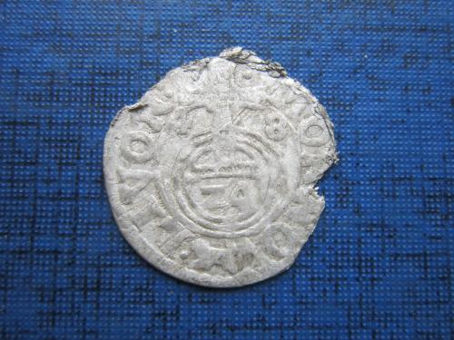 Монета драйпелькер 1.5 гроша Ливония 1648 Кристина Ваза серебро