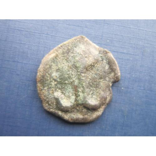 Монета Херсонес (Севастополь) 11-й век якорь Роман IV 1067-1071 года
