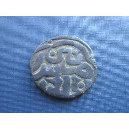 Монета медный пул Золотая Орда 13-й век Бату-хан (Батый) 1209-1255