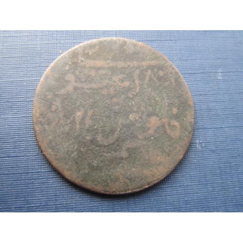 Монета старая Индия туземные княжества d=26 мм