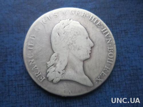 Монета таллер Австрия 1795 Франц II серебро 28.9 грамм
