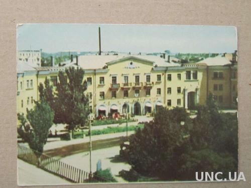 Открытка 1964 Бердянск Площадь Ленина т. 115 000
