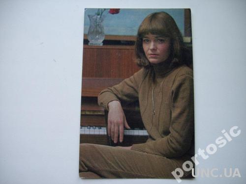 открытка актриса Евгения Сабельникова 1983
